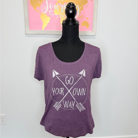 Choke Graphic Adventure Purple Short Sleeve Tee (S) - Picture 2 of 4